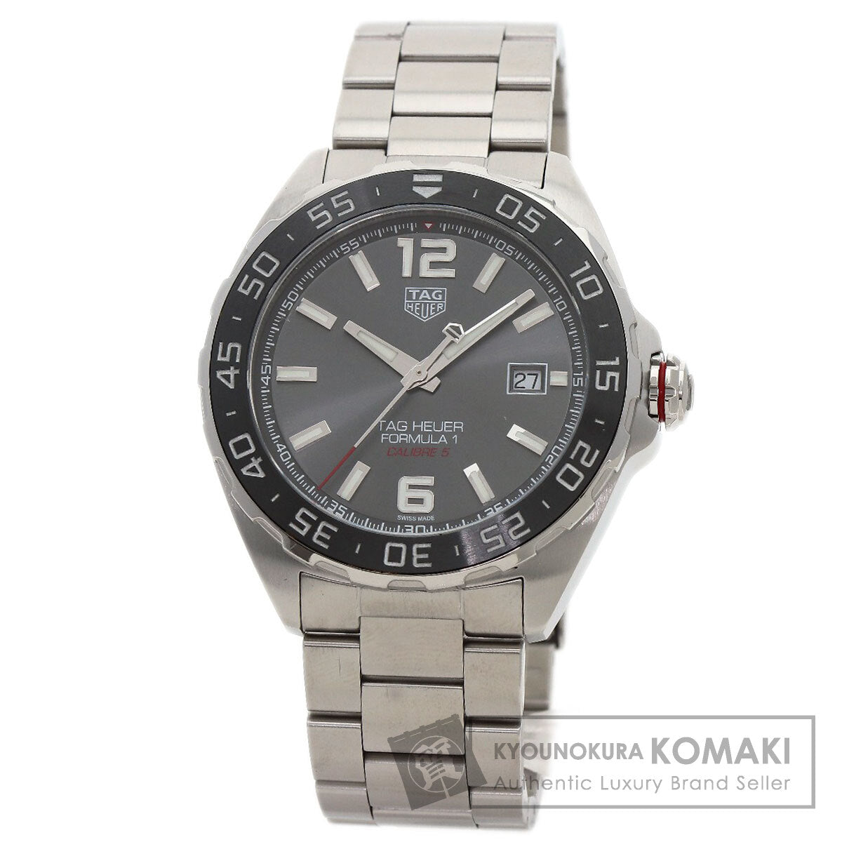TAG HEUER FORMULA1 CALIBER 5 DATE Watches WA2011.BA0842 Stainless Steel/Stainless Steel mens