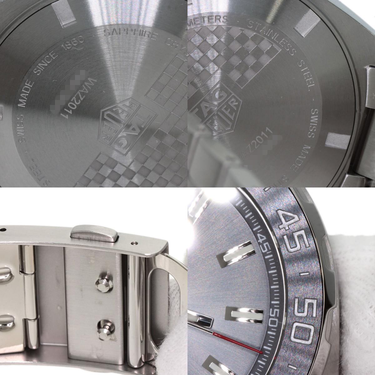 TAG HEUER FORMULA1 CALIBER 5 DATE Watches WA2011.BA0842 Stainless Steel/Stainless Steel mens