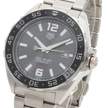TAG HEUER FORMULA1 CALIBER 5 DATE Watches WA2011.BA0842 Stainless Steel/Stainless Steel mens