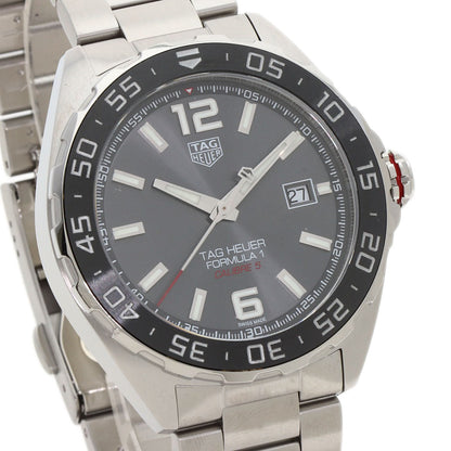 TAG HEUER FORMULA1 CALIBER 5 DATE Watches WA2011.BA0842 Stainless Steel/Stainless Steel mens