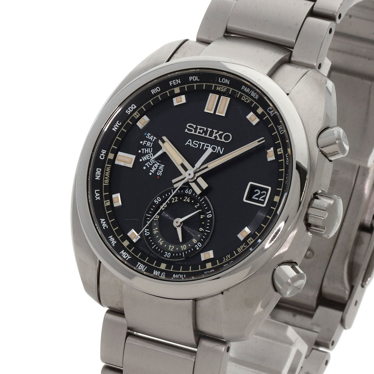 SEIKO Astron Watches SBXY003 Titanium/Titanium mens