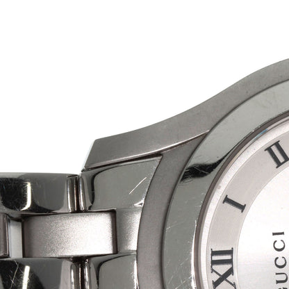 GUCCI Round face Watches 5500M Stainless Steel/Stainless Steel mens