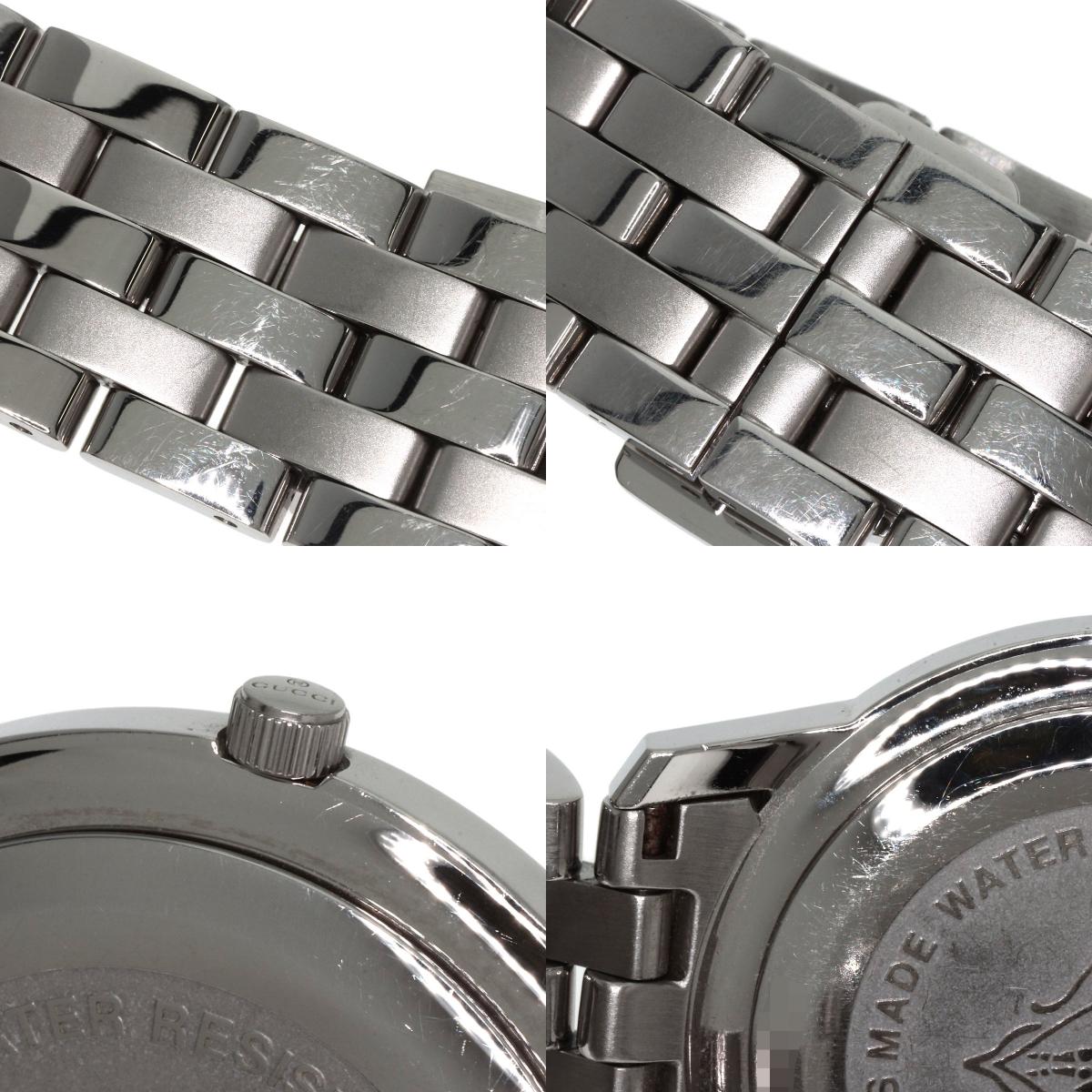 GUCCI Round face Watches 5500M Stainless Steel/Stainless Steel mens