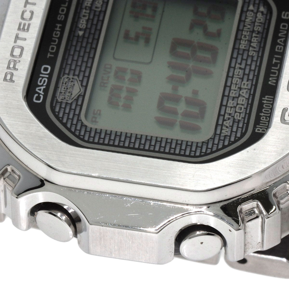 CASIO G shock Watches GMW-B5000 Stainless Steel/Stainless Steel mens