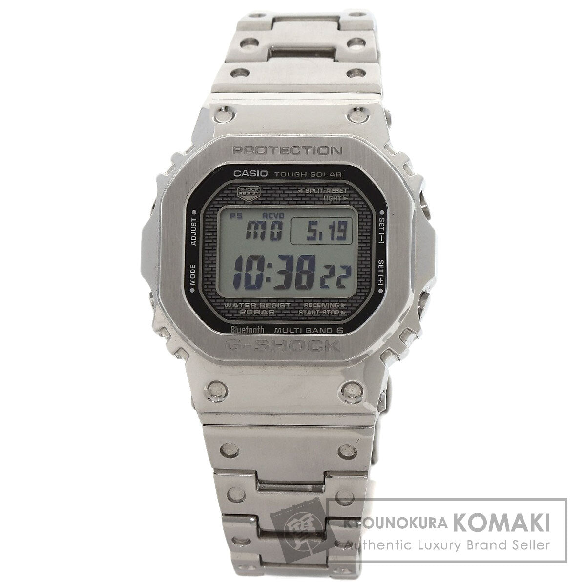 CASIO G shock Watches GMW-B5000 Stainless Steel/Stainless Steel mens