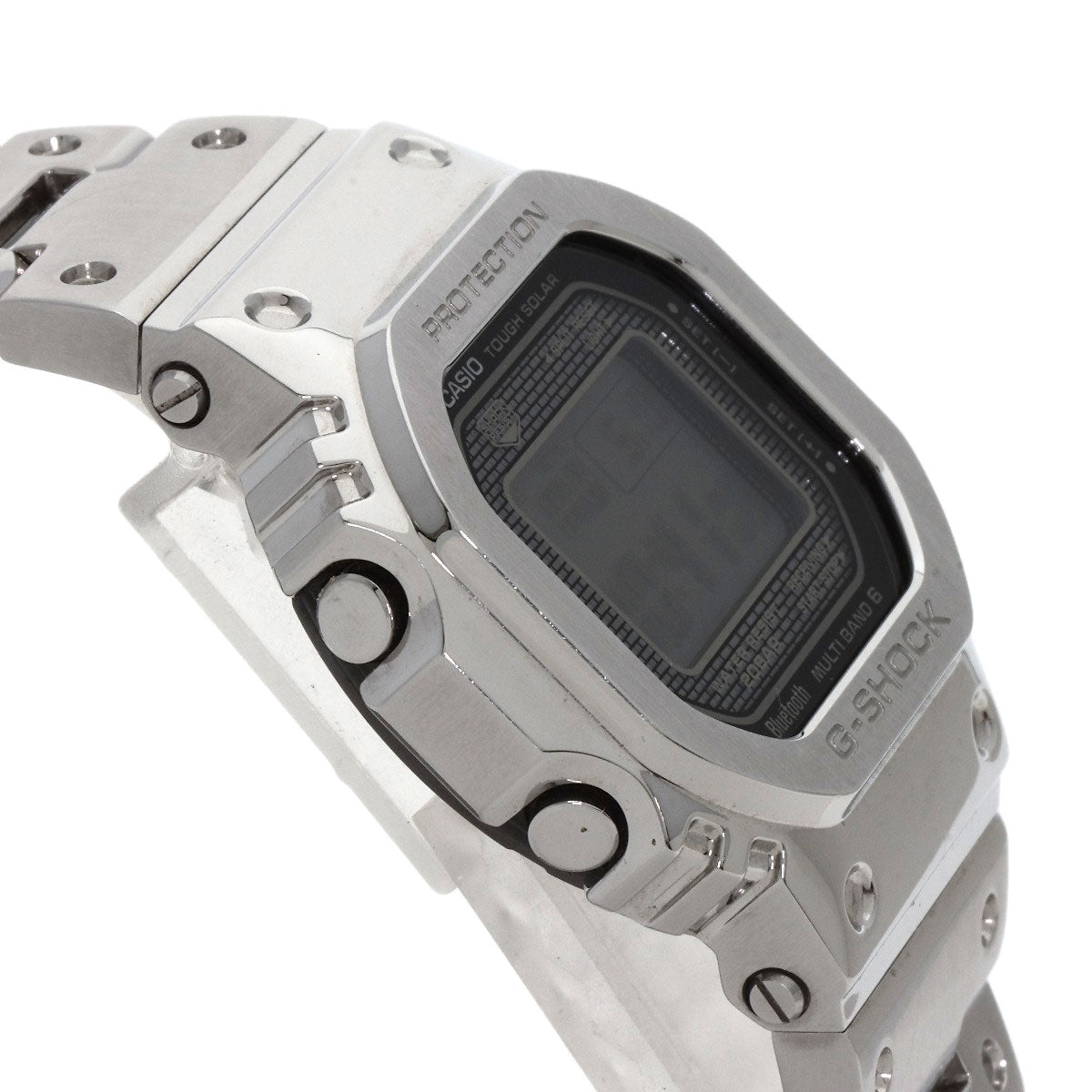 CASIO G shock Watches GMW-B5000 Stainless Steel/Stainless Steel mens