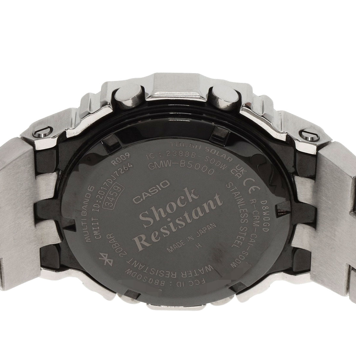 CASIO G shock Watches GMW-B5000 Stainless Steel/Stainless Steel mens