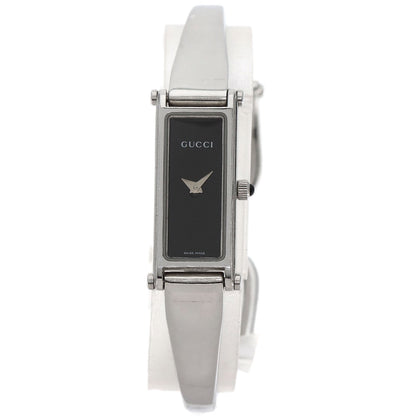 GUCCI Square face Watches 1500L Stainless Steel/Stainless Steel Ladies