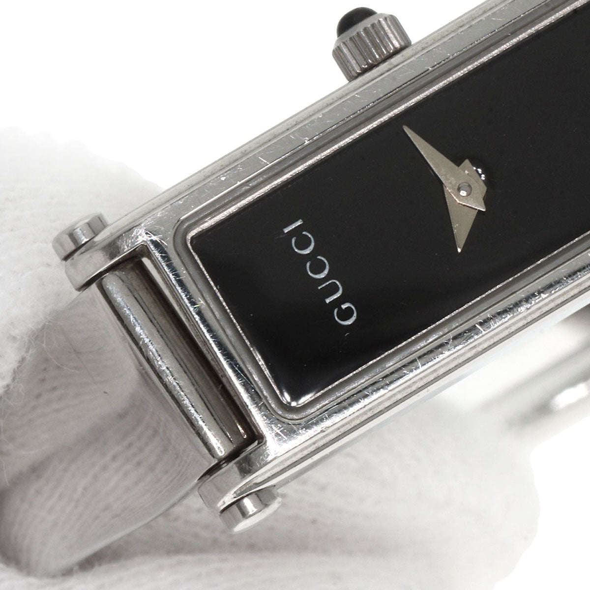 GUCCI Square face Watches 1500L Stainless Steel/Stainless Steel Ladies