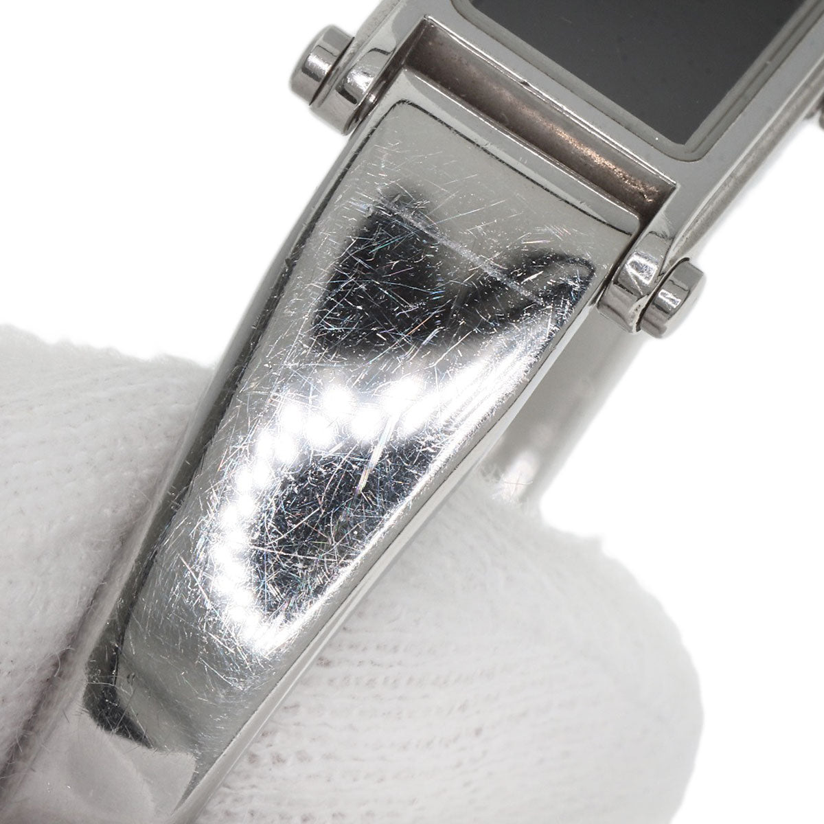 GUCCI Square face Watches 1500L Stainless Steel/Stainless Steel Ladies