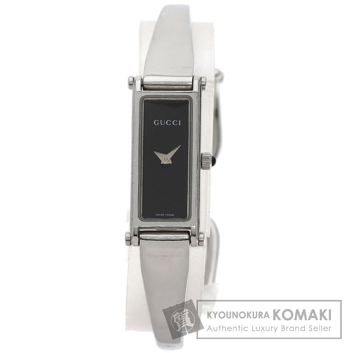 GUCCI Square face Watches 1500L Stainless Steel/Stainless Steel Ladies