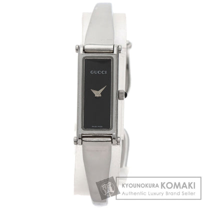 GUCCI Square face Watches 1500L Stainless Steel/Stainless Steel Ladies
