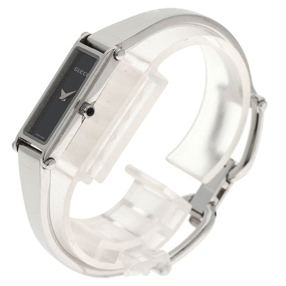 GUCCI Square face Watches 1500L Stainless Steel/Stainless Steel Ladies