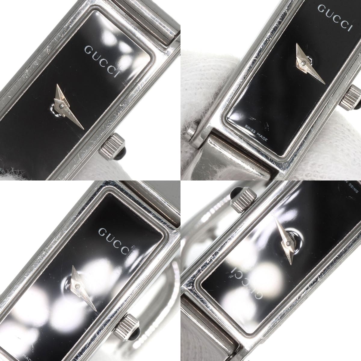 GUCCI Square face Watches 1500L Stainless Steel/Stainless Steel Ladies