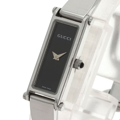 GUCCI Square face Watches 1500L Stainless Steel/Stainless Steel Ladies