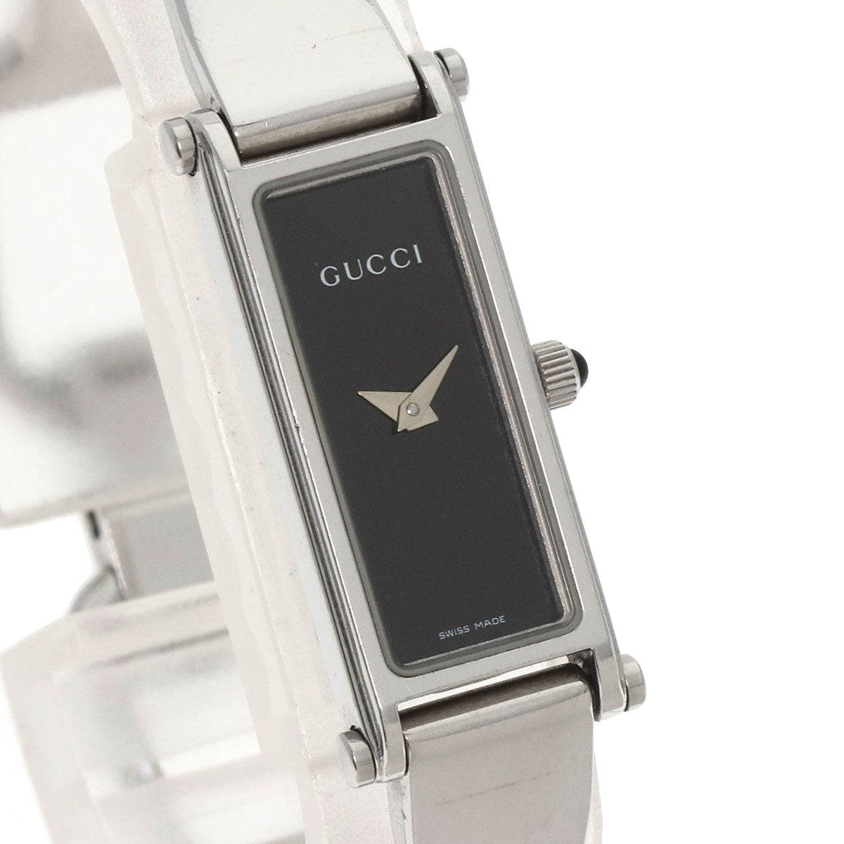 GUCCI Square face Watches 1500L Stainless Steel/Stainless Steel Ladies