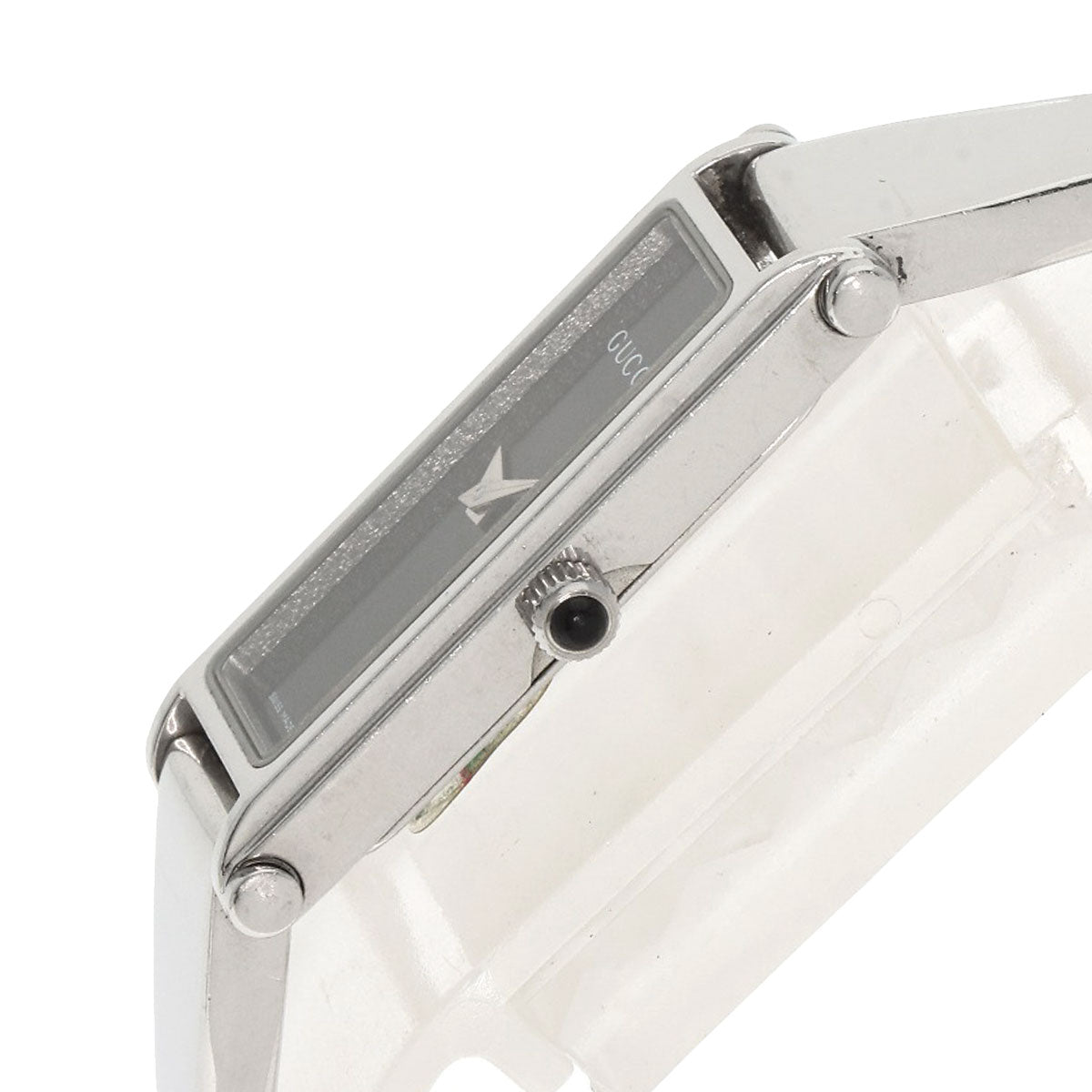 GUCCI Square face Watches 1500L Stainless Steel/Stainless Steel Ladies