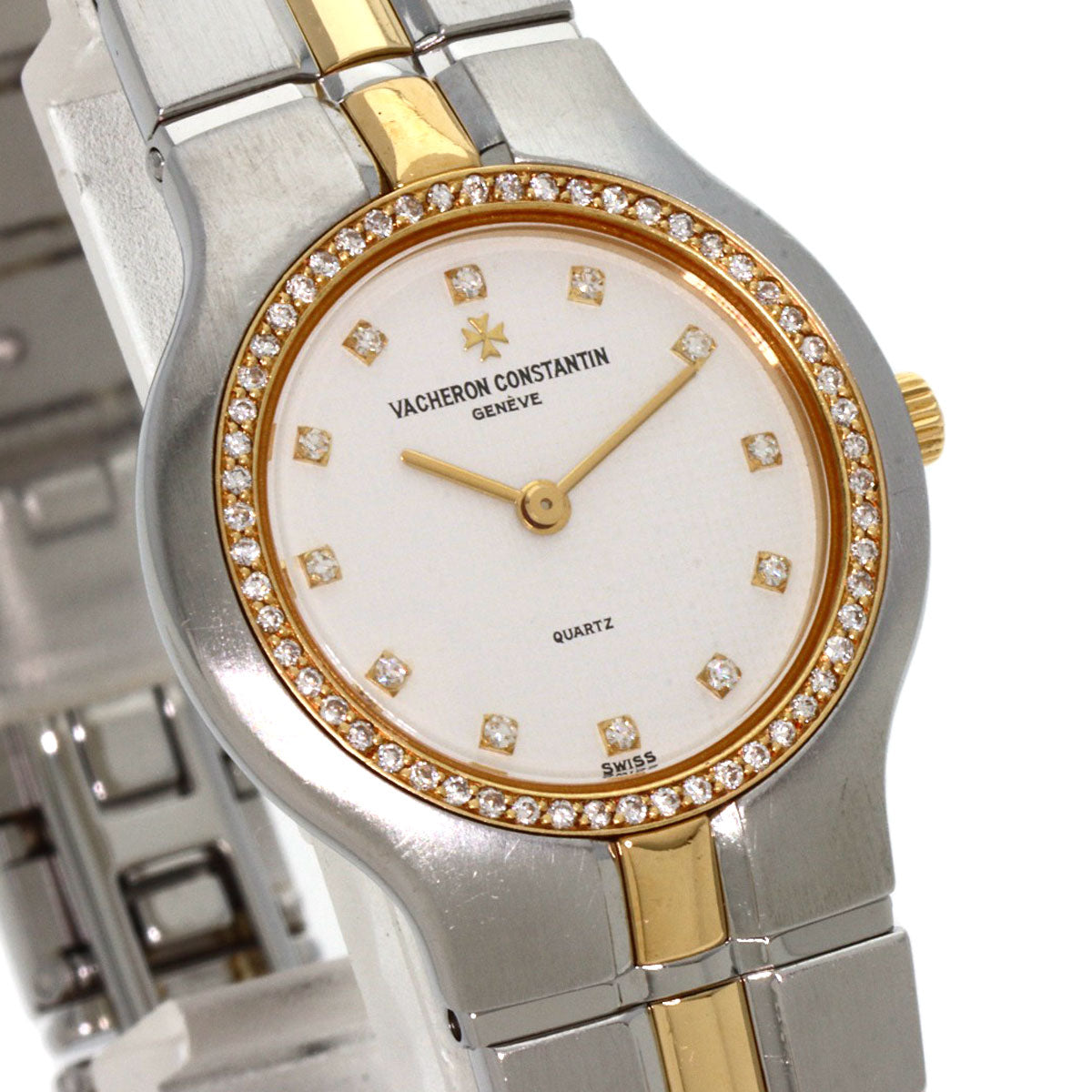 VACHERON CONSTANTIN Phidias Bezel 12P Diamond Watches 16514/967M Stainless Steel/SSxK18YG Ladies