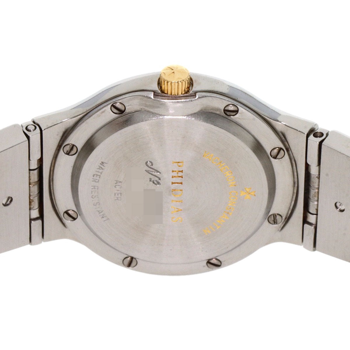 VACHERON CONSTANTIN Phidias Bezel 12P Diamond Watches 16514/967M Stainless Steel/SSxK18YG Ladies