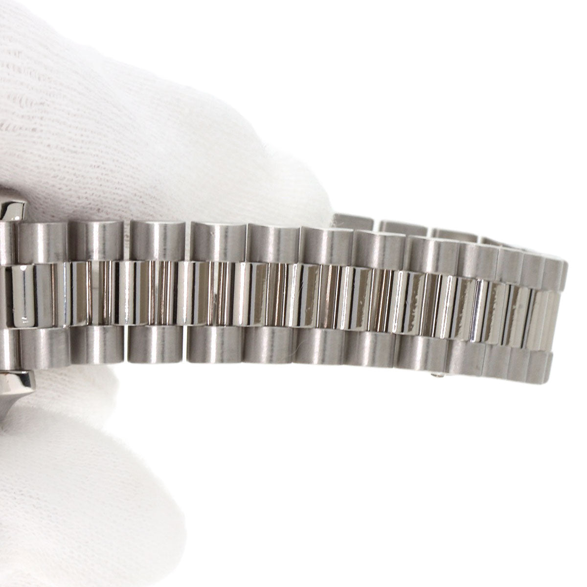 ROLEX Datejust 10P Bezel Diamond Ice Blue Watches 179136G Platinum/PT Ladies
