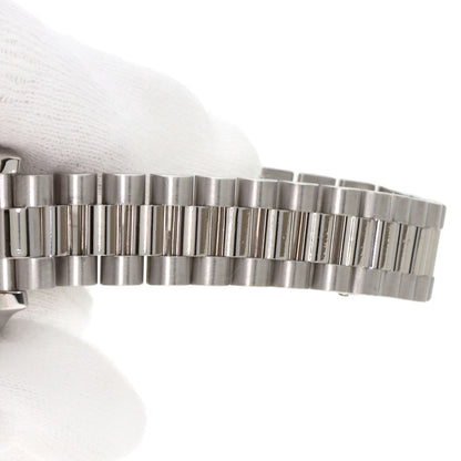 ROLEX Datejust 10P Bezel Diamond Ice Blue Watches 179136G Platinum/PT Ladies