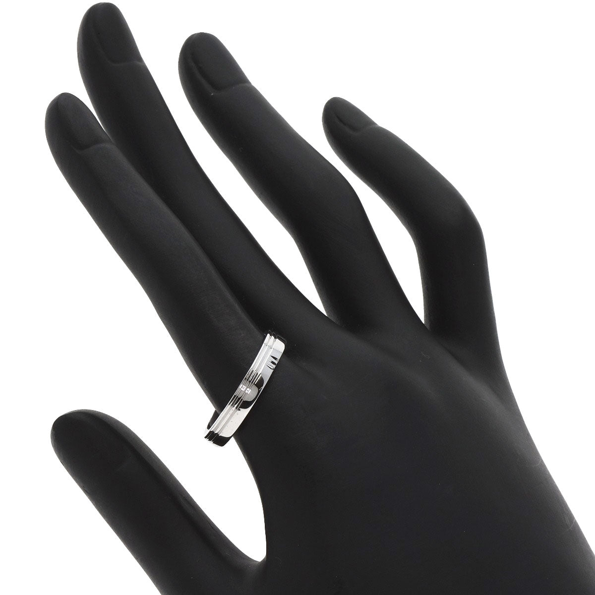 HERMES Alliance Kelly #58 Ring K18 White Gold Ladies [Used]