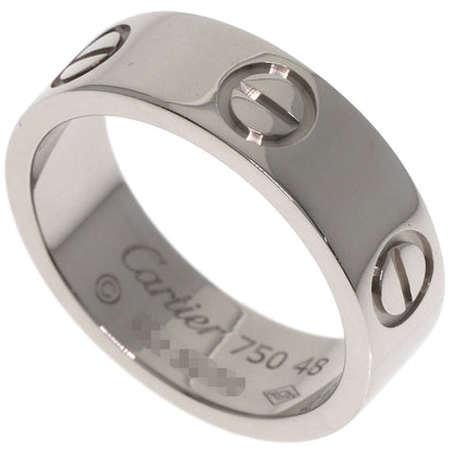 CARTIER love ring #48 Ring K18 White Gold Ladies [Used]