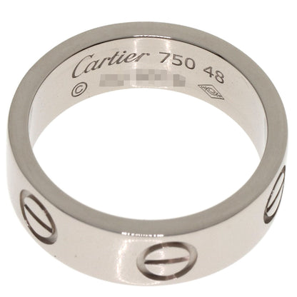 CARTIER love ring #48 Ring K18 White Gold Ladies [Used]