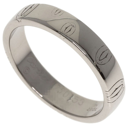 CARTIER Happy birthday # 53 Ring K18 White Gold Ladies [Used]