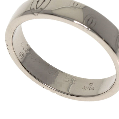 CARTIER Happy birthday # 53 Ring K18 White Gold Ladies [Used]