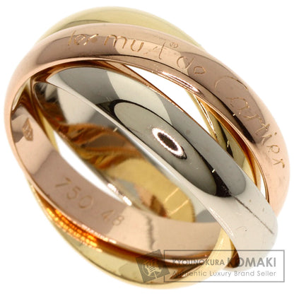 CARTIER Trinity #48 Ring K18 Yellow Gold 18K Pink GoldLadies [Used]