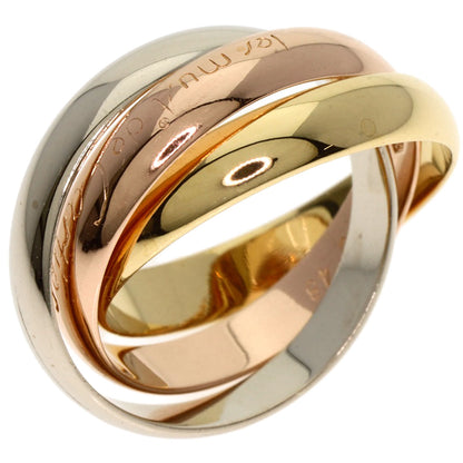 CARTIER Trinity #48 Ring K18 Yellow Gold 18K Pink GoldLadies [Used]