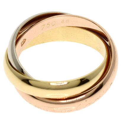 CARTIER Trinity #48 Ring K18 Yellow Gold 18K Pink GoldLadies [Used]