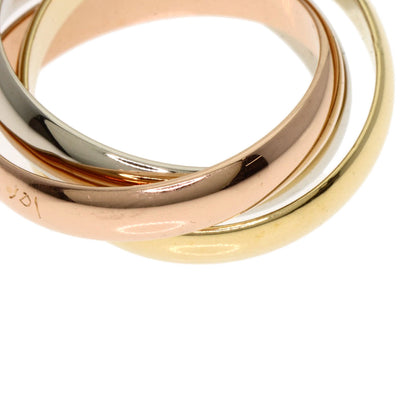 CARTIER Trinity #48 Ring K18 Yellow Gold 18K Pink GoldLadies [Used]
