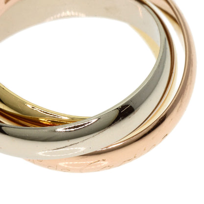 CARTIER Trinity #48 Ring K18 Yellow Gold 18K Pink GoldLadies [Used]