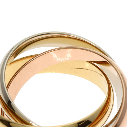 CARTIER Trinity #48 Ring K18 Yellow Gold 18K Pink GoldLadies [Used]
