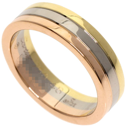 CARTIER Three Color #48 Ring K18 Yellow Gold K18 White GoldLadies [Used]