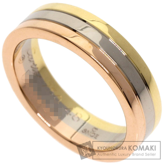 CARTIER Three Color #48 Ring K18 Yellow Gold K18 White GoldLadies [Used]