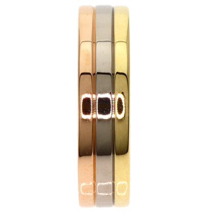 CARTIER Three Color #48 Ring K18 Yellow Gold K18 White GoldLadies [Used]