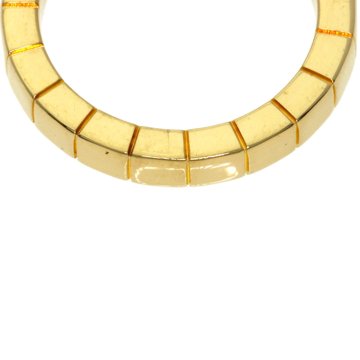 CARTIER Lanier # 47 Ring K18 Yellow Gold Ladies [Used]