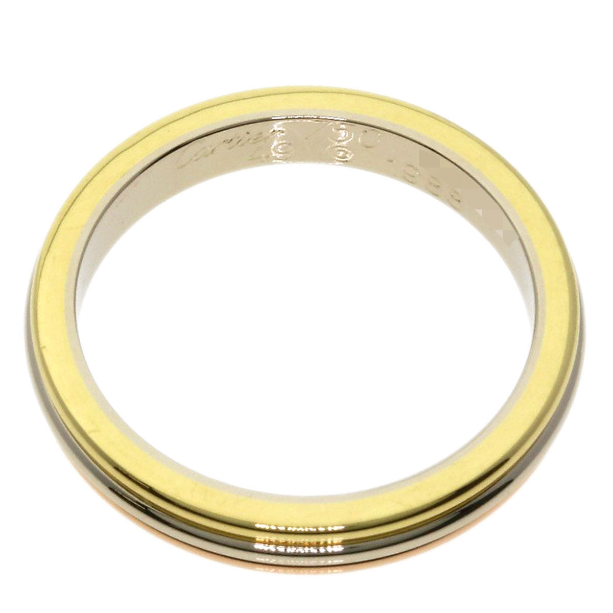 CARTIER Three colors # 49 Ring K18 Yellow Gold 18K Pink GoldLadies [Used]