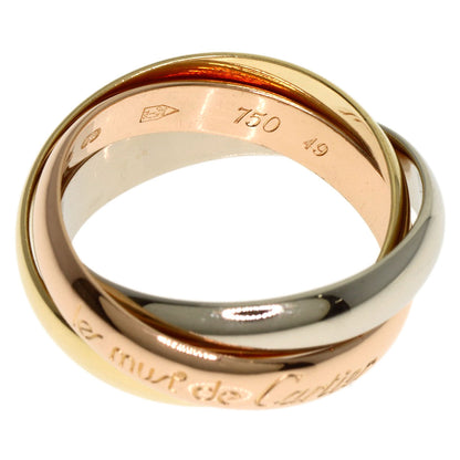 CARTIER Trinity #49 Ring K18 Yellow Gold K18 White GoldLadies [Used]