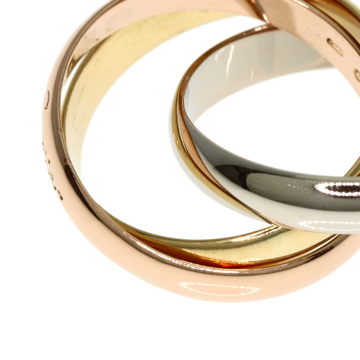 CARTIER Trinity #49 Ring K18 Yellow Gold K18 White GoldLadies [Used]