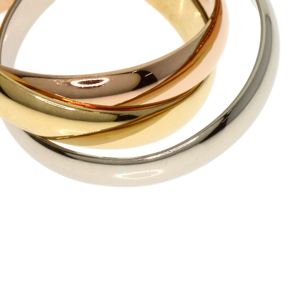CARTIER Trinity #49 Ring K18 Yellow Gold K18 White GoldLadies [Used]