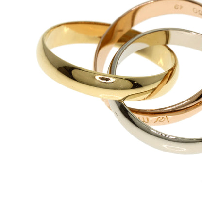 CARTIER Trinity #49 Ring K18 Yellow Gold K18 White GoldLadies [Used]