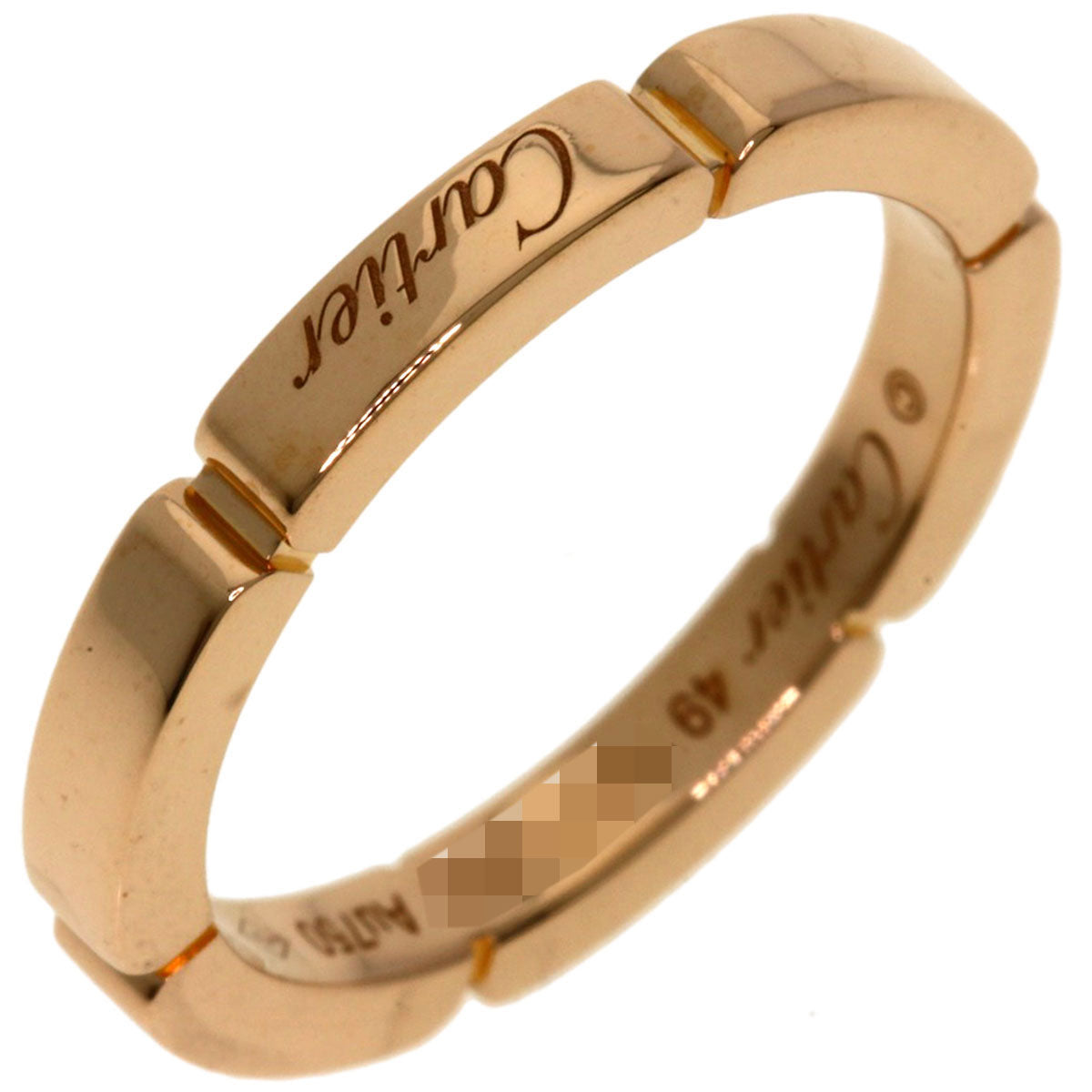 CARTIER Mailon Panthere # 49 Ring K18 Pink Gold Ladies [Used]