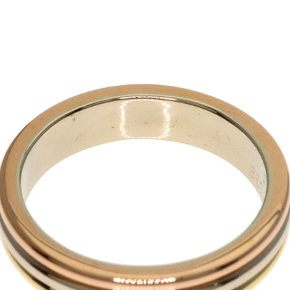 CARTIER Three colors # 48 Ring K18 Yellow Gold K18 White GoldLadies [Used]
