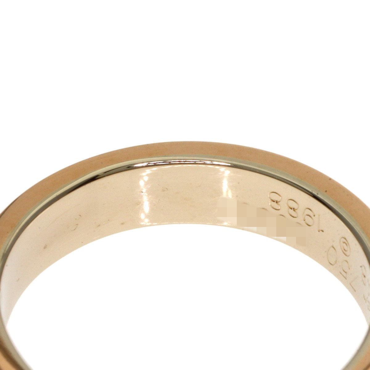 CARTIER Three colors # 48 Ring K18 Yellow Gold K18 White GoldLadies [Used]