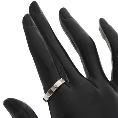 CARTIER mini love ring #58 Ring K18 White Gold Ladies [Used]