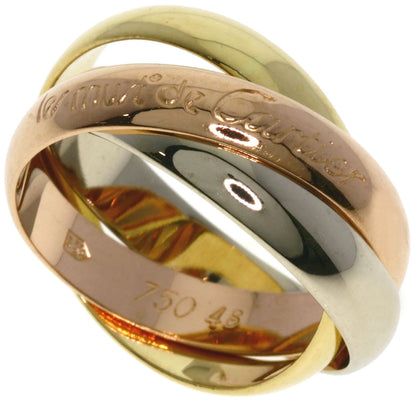 CARTIER Trinity #48 Ring K18 Yellow Gold K18 White GoldLadies [Used]